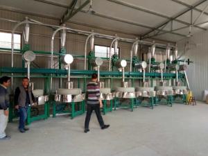 山西運(yùn)城石磨機(jī)組使用現(xiàn)場(chǎng)