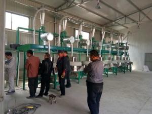 山西運(yùn)城石磨機(jī)組使用現(xiàn)場(chǎng)